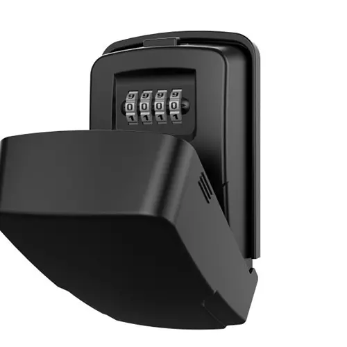 RS PRO Key Lock Box Aluminium Black 129.5 mm 84.3 mm 43.1 mm Key Cabinet, 107853