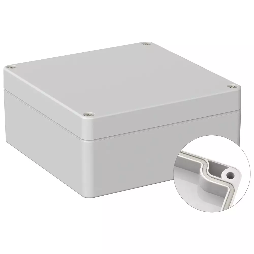 MULTICOMP PRO Enclosure Polycarbonate Multipurpose 55 mm Height Grey, MP011542
