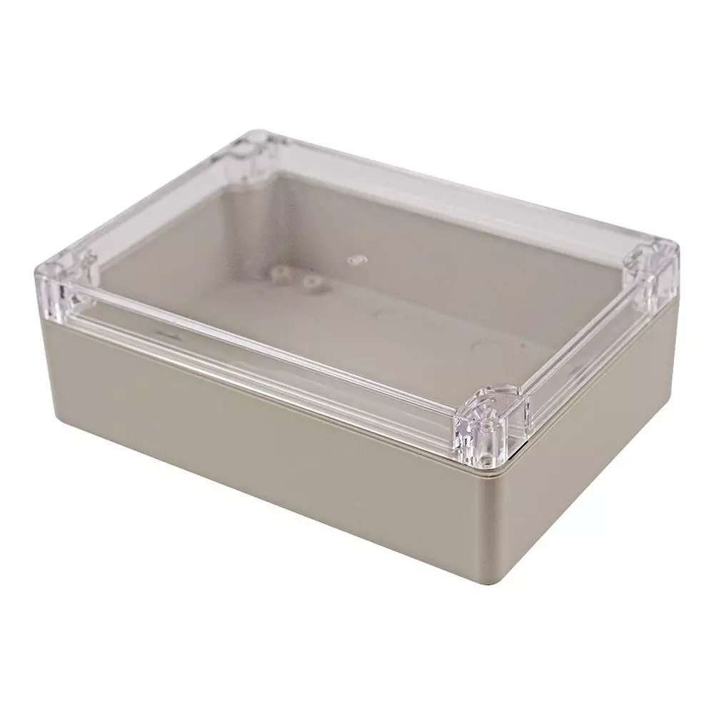 MULTICOMP PRO Enclosure ABS Small 55 mm Height Beige, Transparent, MP000915