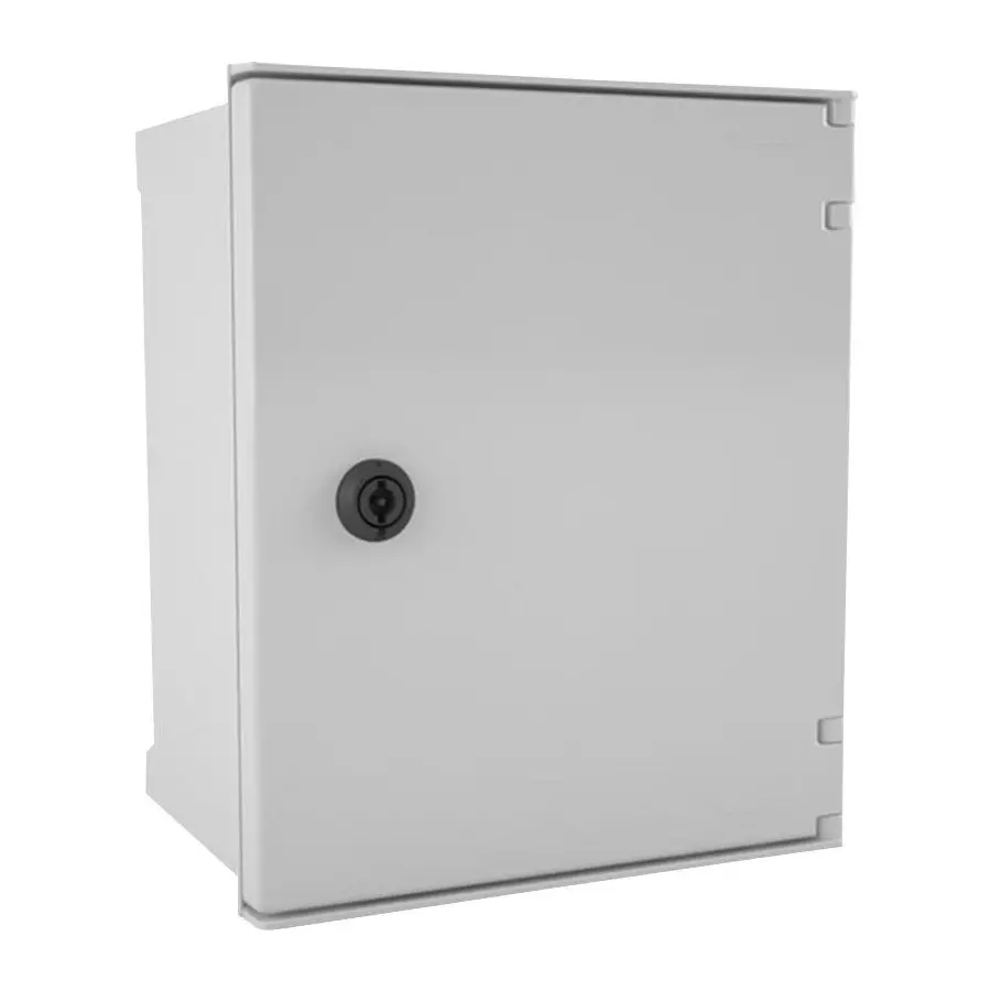 MULTICOMP PRO Enclosure Fiberglass Reinforced Polyester Wall Mount 300 mm Height Light Grey, MP014794