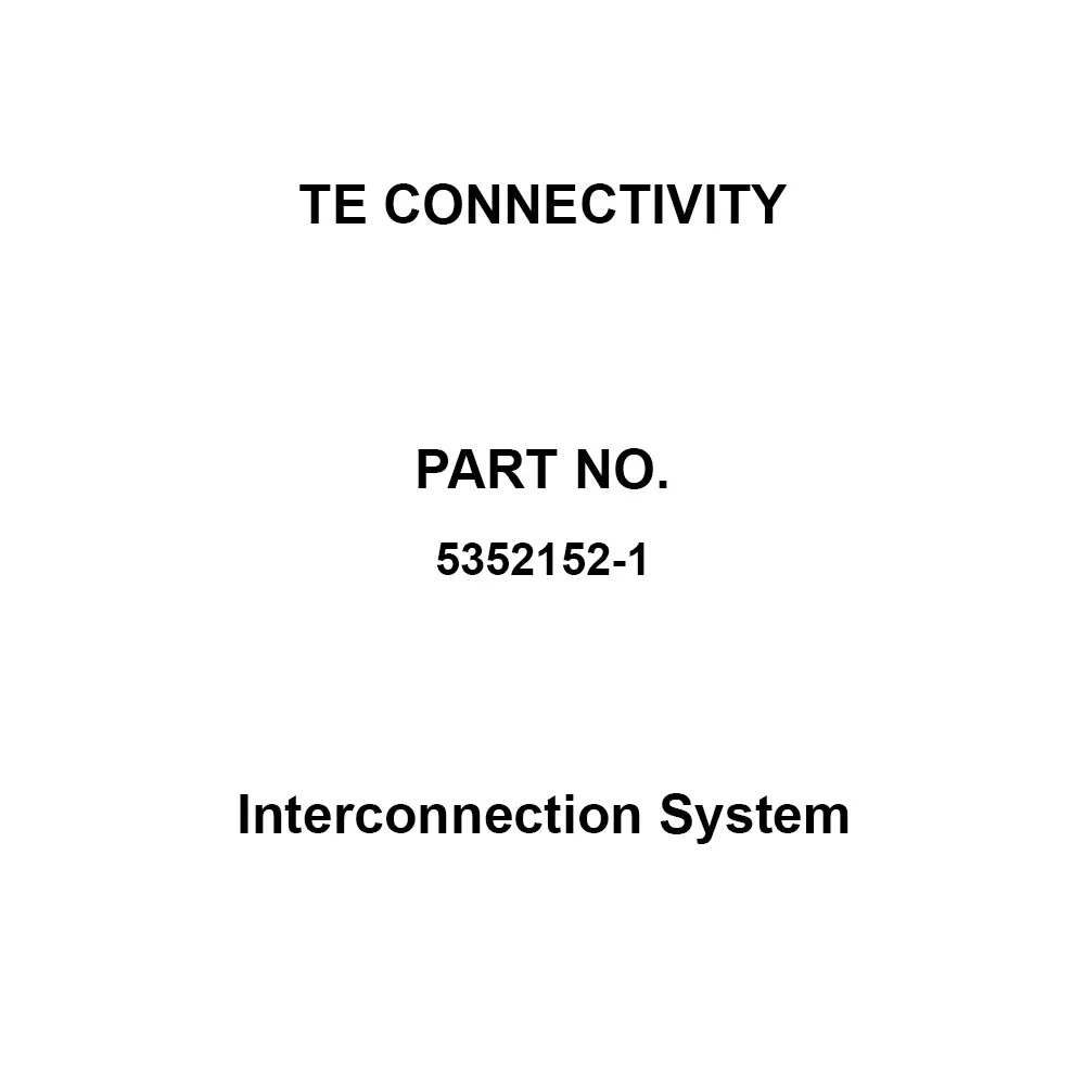 TE CONNECTIVITY Interconnection System B(22) Type Board Mounting Connection Method Max1.5 Rated Current, 5352152-1 (Pack of 12)