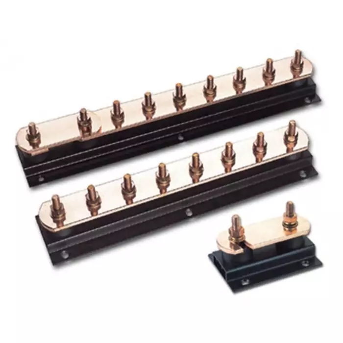 WJ Furse Copper Earth bar L. 900 xW. 90 xH. 96 mm 12 Ways, 7TCA083670R0605LK207-12