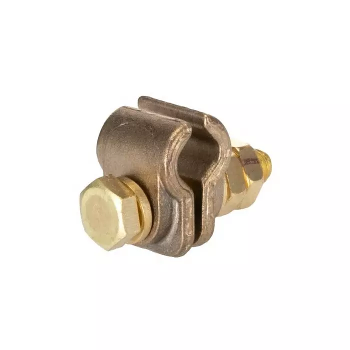 WJ Furse Copper Alloy Earth Clamp Nominal Rod dia. 9.5 mm, 7TCA083220R0002CR205 (Pack of 10)