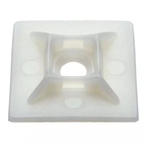 Partex Cable Tie Base Natural Color Nylon, Size 28x28 mm, HFC 2/4 (Pack of 100)