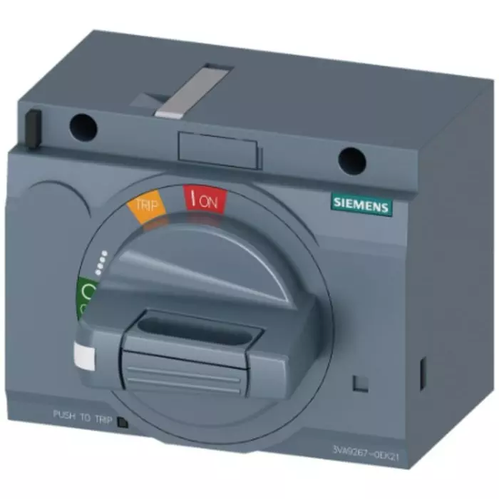 Siemens SENTRON Front Mounted Rotary Operator, 3VA9267-0EK21