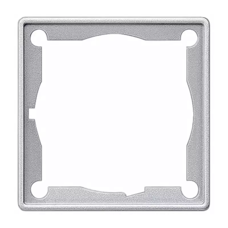 Siemens Aluminium 1 Gang Cover Plate Thermoplastic Cover Plate, 5TG1160