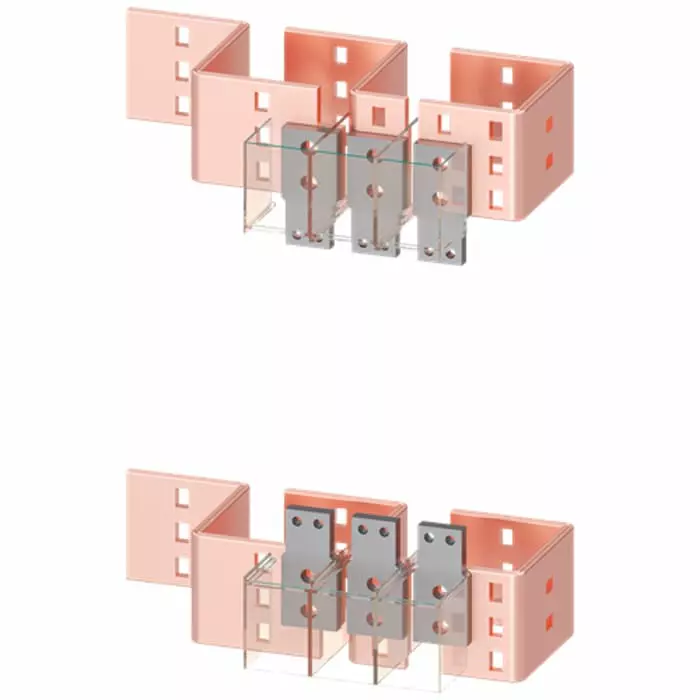 Siemens SENTRON Busbar Connector for Use with 3VA57/58, 3VA67/68 Series, 3VA9873-0QB00