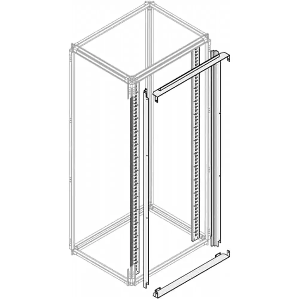ABB 1STQ Series Pickled Steel Sheet Frame for Use with Modular Boards - System Pro E Power, 1800 x 400mm, 1STQ001889B0000