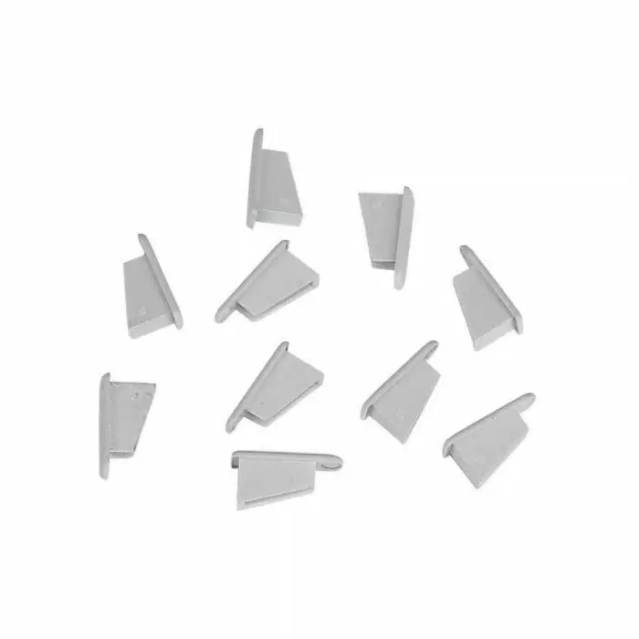 EATON Distribution Parts End Cap for use with Z-profile, 104905 Z-V-AK/1P (Pack of 10)