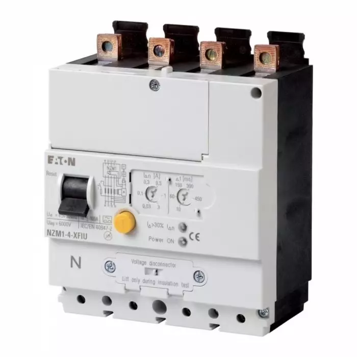 EATON Moeller NZM Residual Current Release for use with N1-4, NZM1-4, 104614 NZM1-4-XFIU