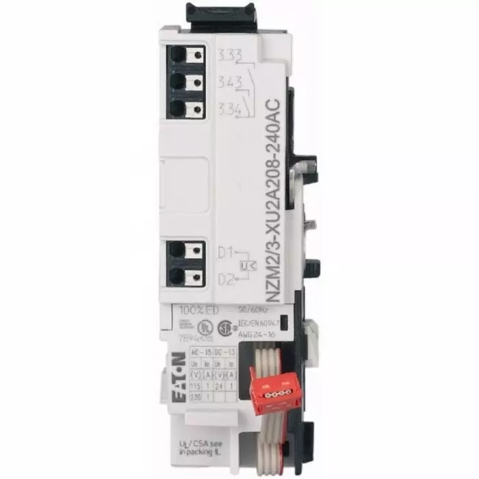 EATON Moeller NZM Undervoltage Release for use with PXR20(25) NZM2(-4), PXR20(25) NZM3(-4), 189724 NZM2/3-XU2A24AC
