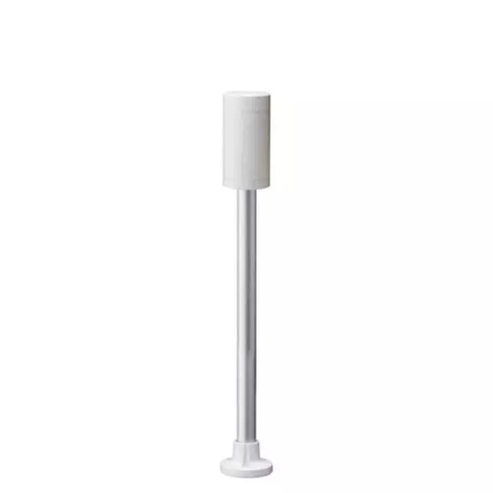 Patlite LR5 Series White Mounting Base with Tube 24 V DC LED Bulb DC, LR5-02PJNW