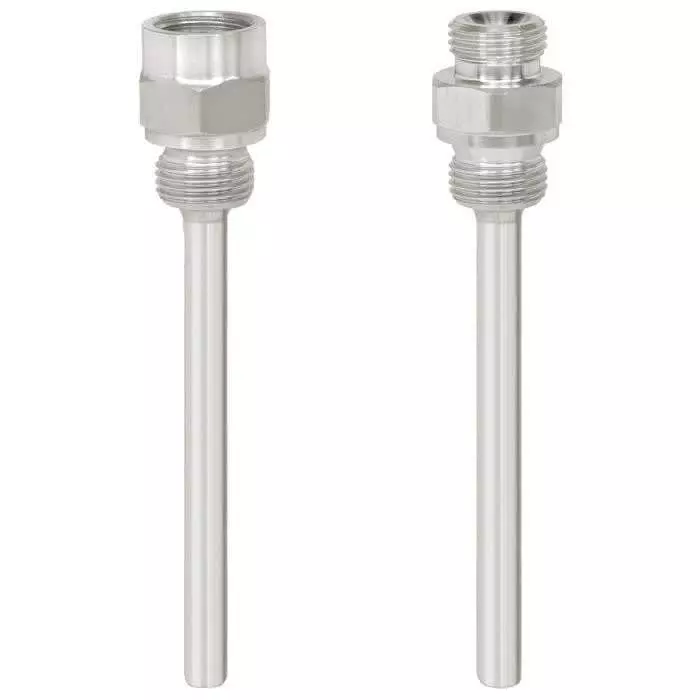 WIKA Threaded Protection Tube for Use with Thermometer, 48781595