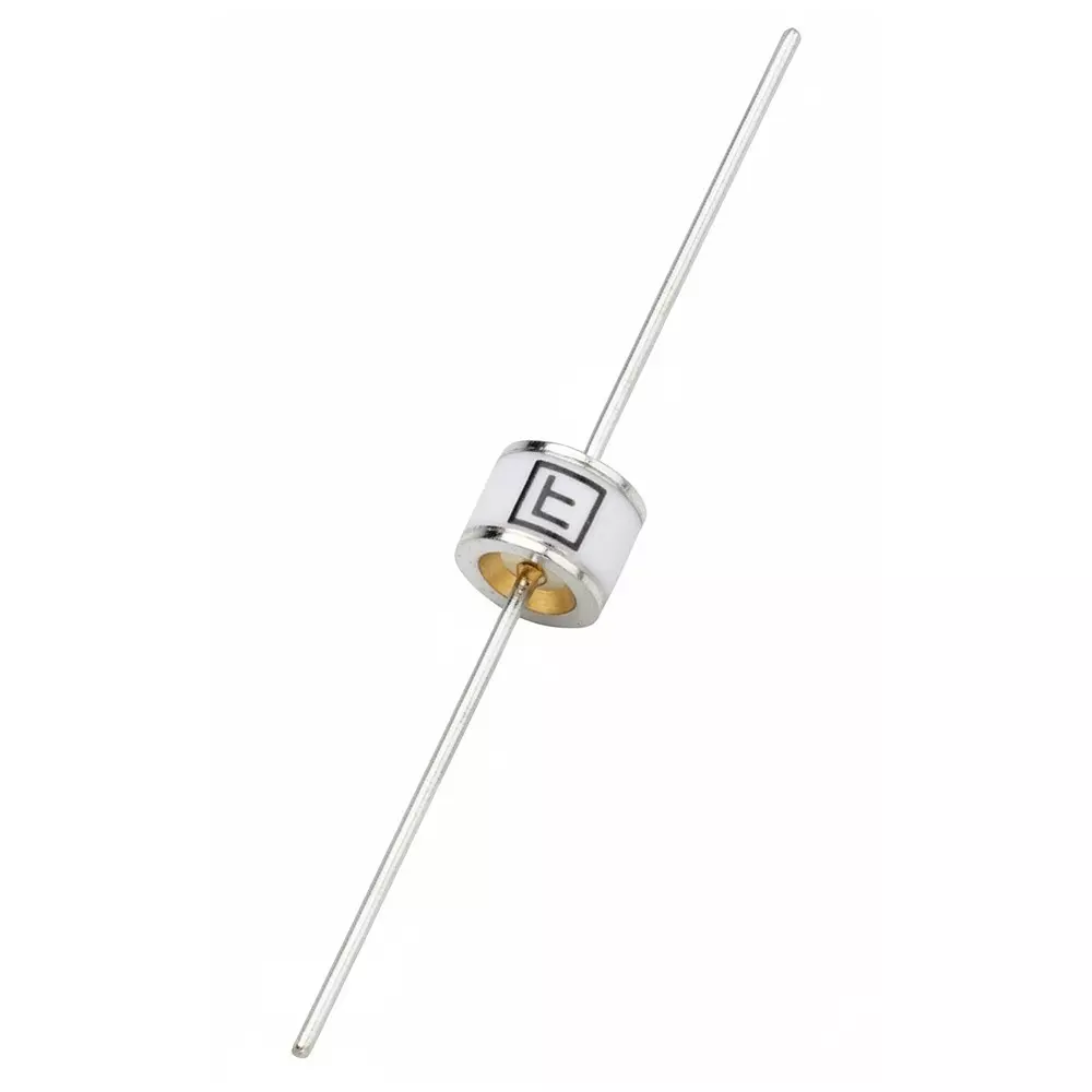 Littelfuse Gas Discharge Tubes 2 Electrode 10 kA Peak Pulse Current Axial Termination Style 8x7.9 mm, CG92.5LTR