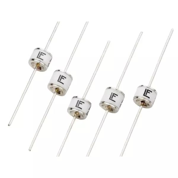 Littelfuse AC Series Gas Discharge Tubes 2 Electrode 5 kA 225 V Axial Termination Style 8x6 mm, AC120