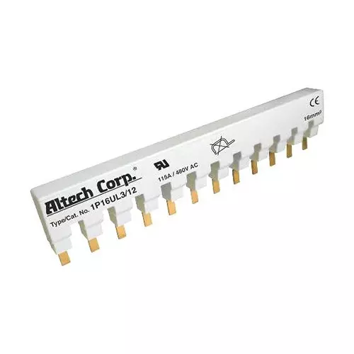 ALTECH Busbar, Ckt Breaker, 12Pin, 1Ph, 115A, 1P16Ul3/12