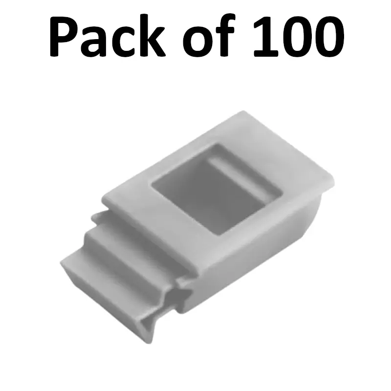 Elettro Blanking Module Gray Polyamide 6 Plastic Body, Size 45x28x80 mm, ETBL-01 (Pack of 100)