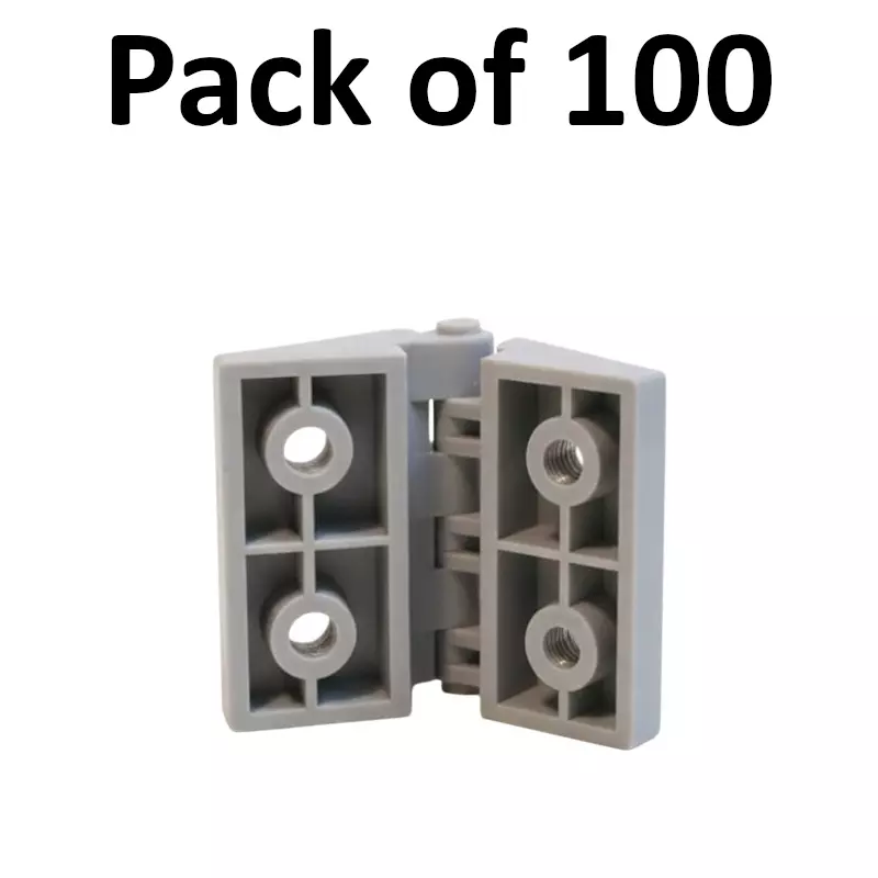 Elettro Half Module Latch With SS Pin Grey Polyamide 6 Plastic Body, Size 50x70 mm, ETHL-01 (Pack of 100)