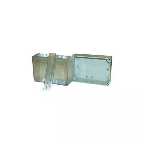 MULTICOMP PRO Enclosure ABS Junction Box 175 mm Height Grey, Transparent, MP001238