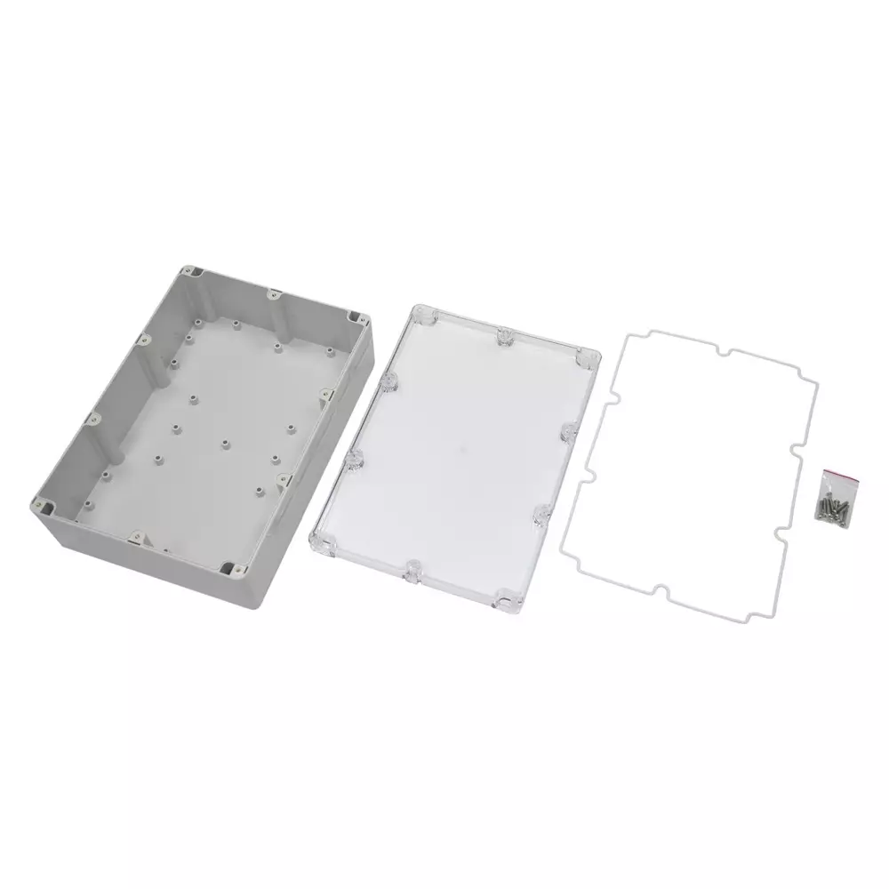 MULTICOMP PRO Enclosure Polycarbonate Multipurpose 110 mm Height Light Grey, Transparent, MP015480