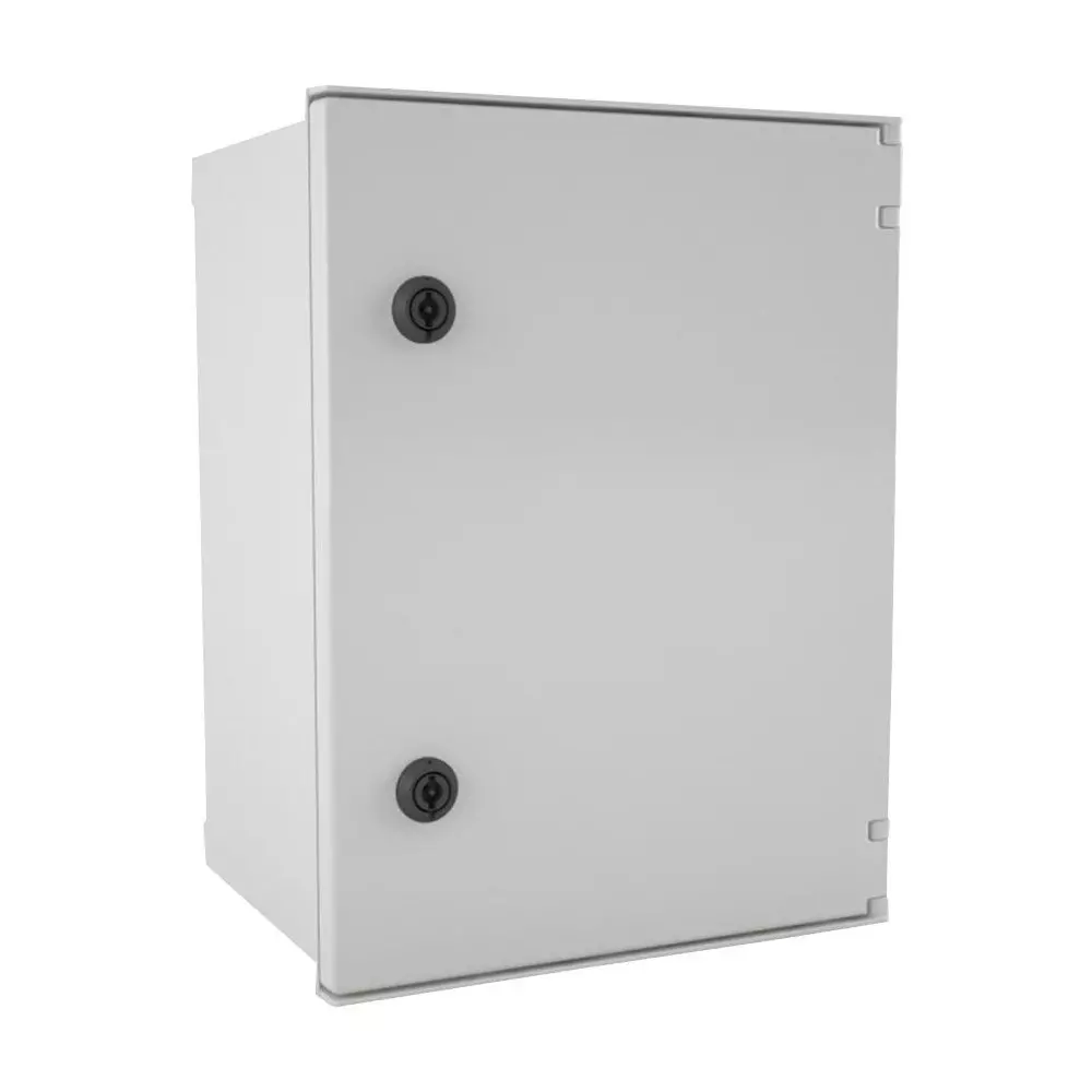 MULTICOMP PRO Enclosure Fiberglass Reinforced Polyester Wall Mount 400 mm Height Light Grey, MP014795