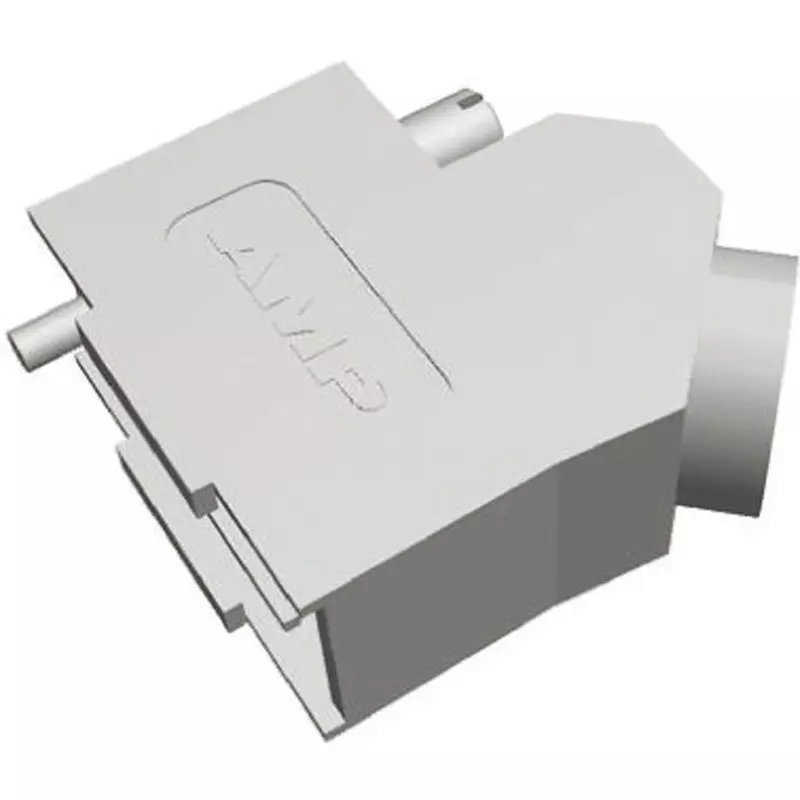 TE CONNECTIVITY D-Sub Backshell Angle Connection Direction Yes Strain Relief, 5-1478763-1 (Pack of 100)