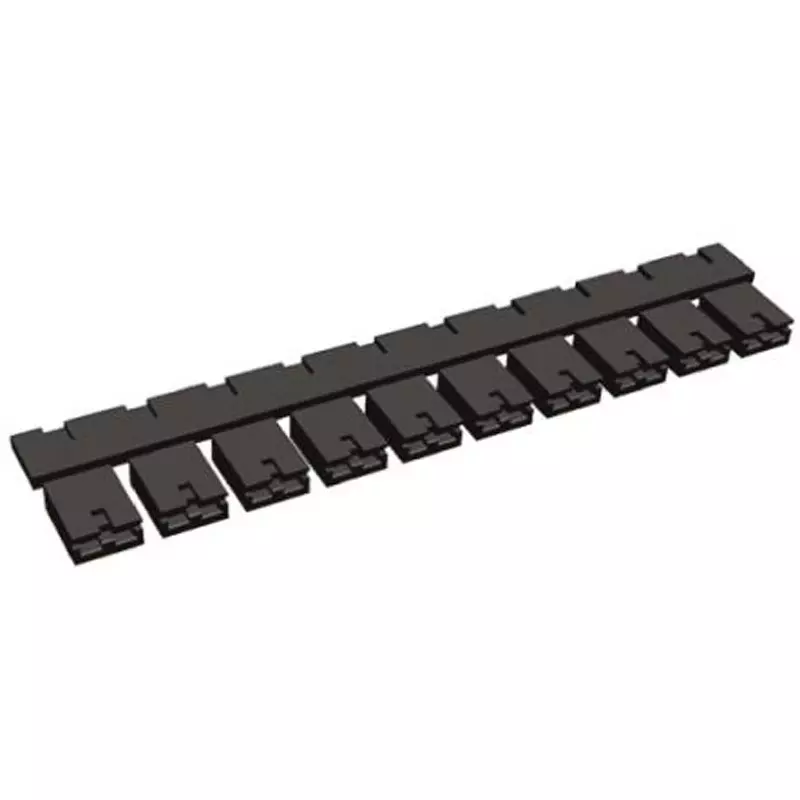 TE CONNECTIVITY Jumper Pin Upper Opening Type Phosphor Bronze Material Female Gender, 382811-6 (Pack of 10)