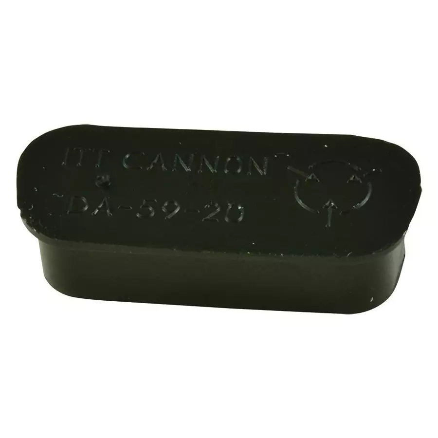 ITT CANNON Dust Caps / Dust Covers DUST CAP, DA SHELL SIZE SOCKET, POLYETHYLENE, DA-59-20