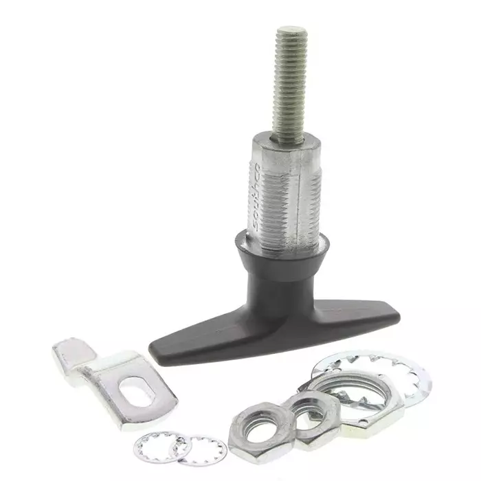 Southco Black Die Cast Zinc Locking Handle T-Handle, E3-11-25