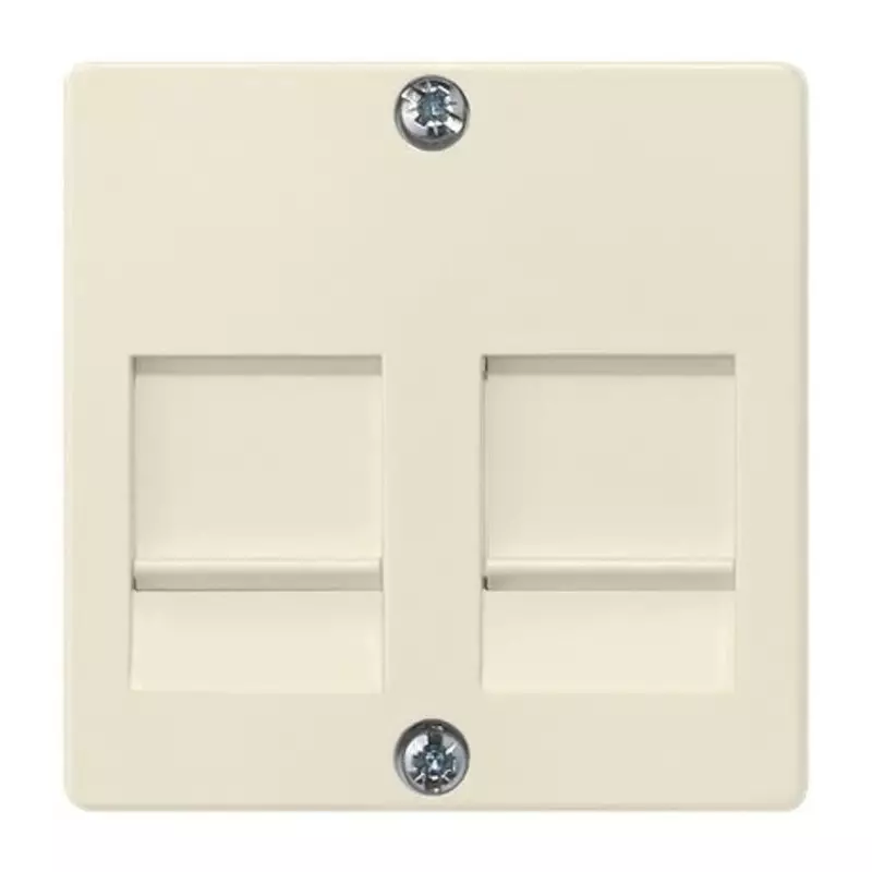 Siemens White 1 Gang Cover Plate Thermoplastic Cover Plate, 5TG2057