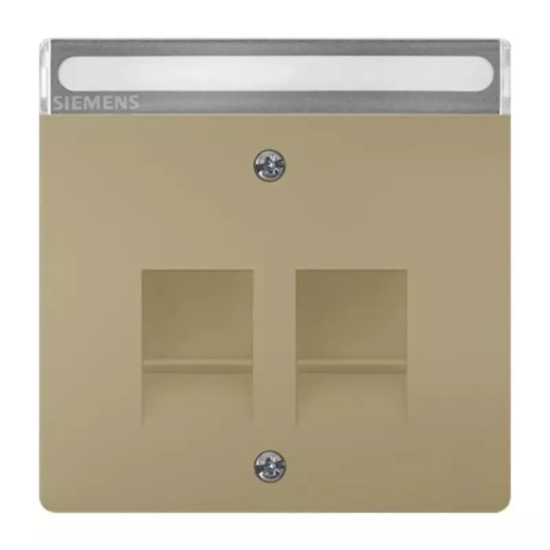 Siemens Gold 1 Gang Cover Plate Thermoplastic Cover Plate, 5TG1343-0MG