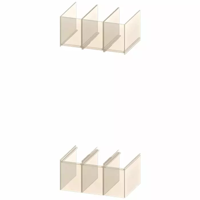 Siemens SENTRON Terminal Cover for Use with 3VA57/58, 3VA67/68 Series, 3VA9771-0WP30