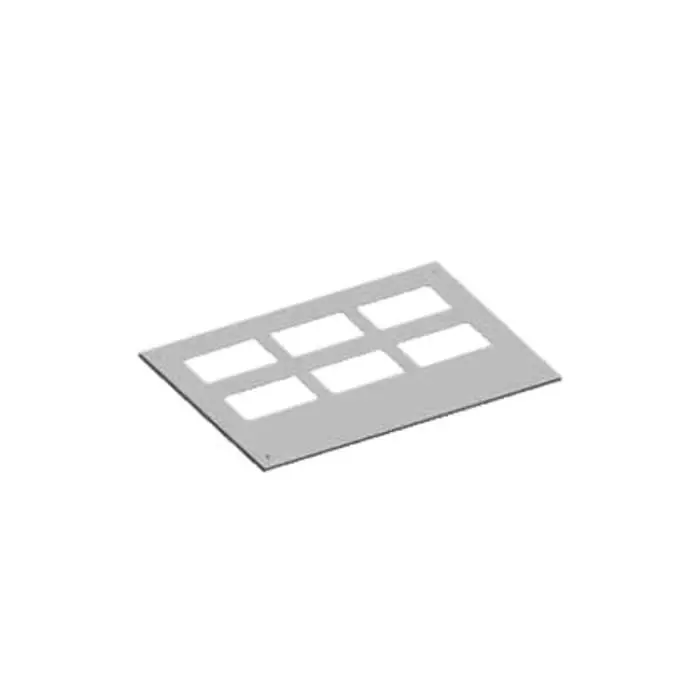 ABB RAL 7035 Roof Plate, 859mm W, 625mm L for Use with Cabinets TriLine, 2CPX045753R9999