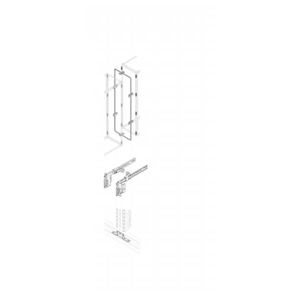 ABB 1STQ Series Pickled Steel Sheet Bracket for Use with Modular Boards - System Pro E Power, 50 x 330 x 150mm, 1STQ002008B0000