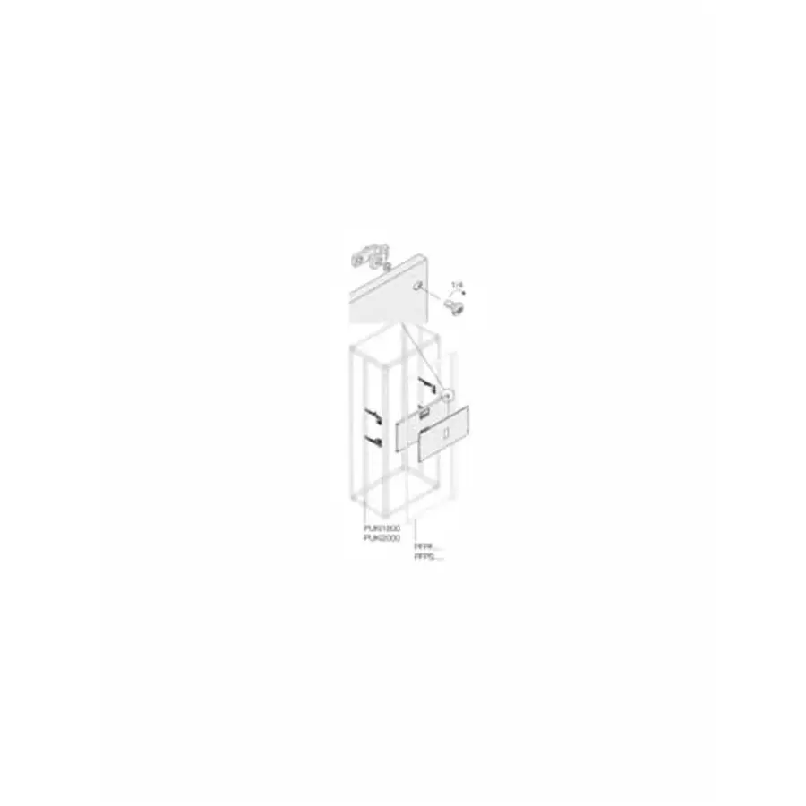 ABB 1STQ Series Pickled Steel Sheet Installation Kit for Use with Modular Boards - System Pro E Power, 300 x 600mm, 1STQ001886B0000