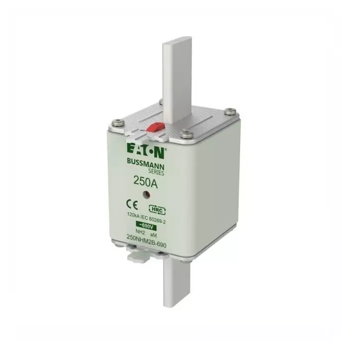 EATON 250A Tag Fuse, 31 x 131 mm, 690V, 250NHM2B-690 (Pack of 3)