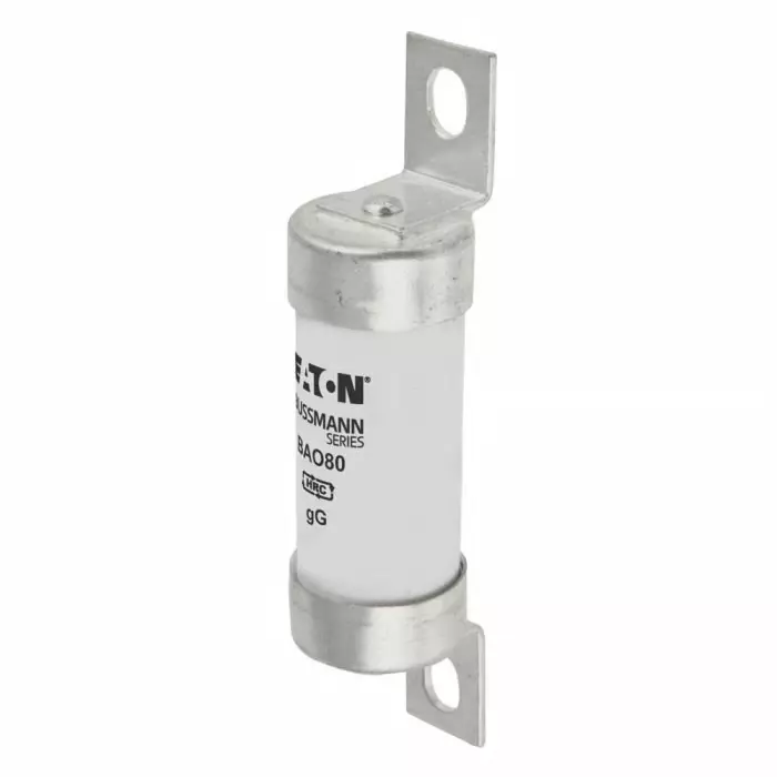 EATON 80A Tag Fuse, 21 x 87 mm, 500V, 74 mm, BAO80 (Pack of 20)