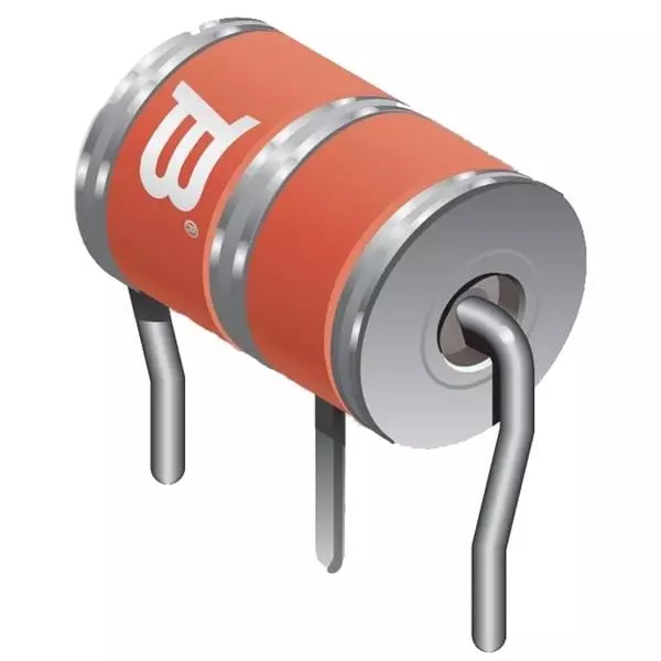 Bourns 2020 T Series Gas Discharge Tubes 3 Electrode 10 kA 360 V 7.9x13 mm, 2020-42T-C2LF
