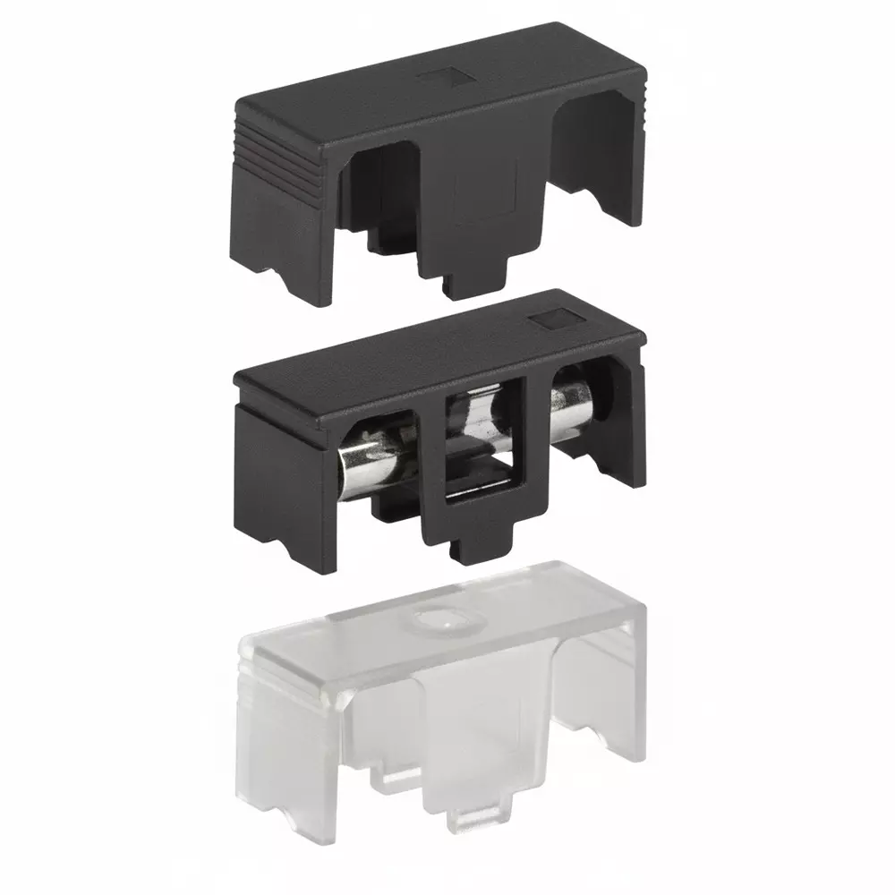 SCHURTER Covers Reflow Cover with Clamp 5x20 mm Fuse Size/Group for Fuse Holders, OGD, OGD-SMD, 853.0576