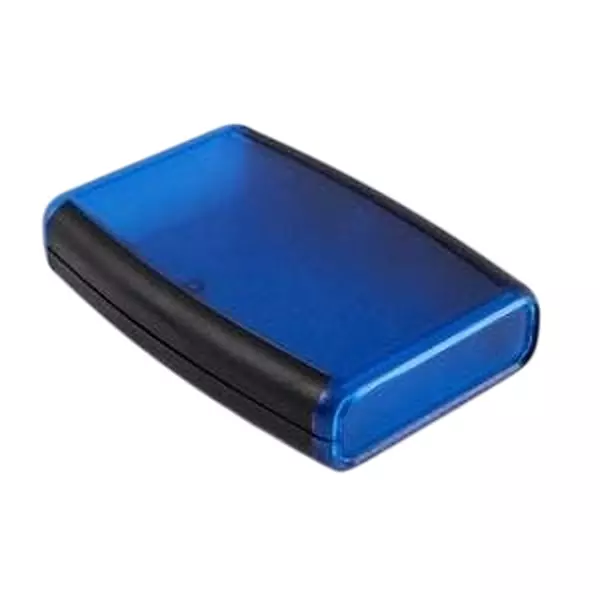 Hammond Battery Door Enclosure Blue (Translucent Blue) Acrylonitrile Butadiene Styrene (ABS), 1553BTBUBKBAT