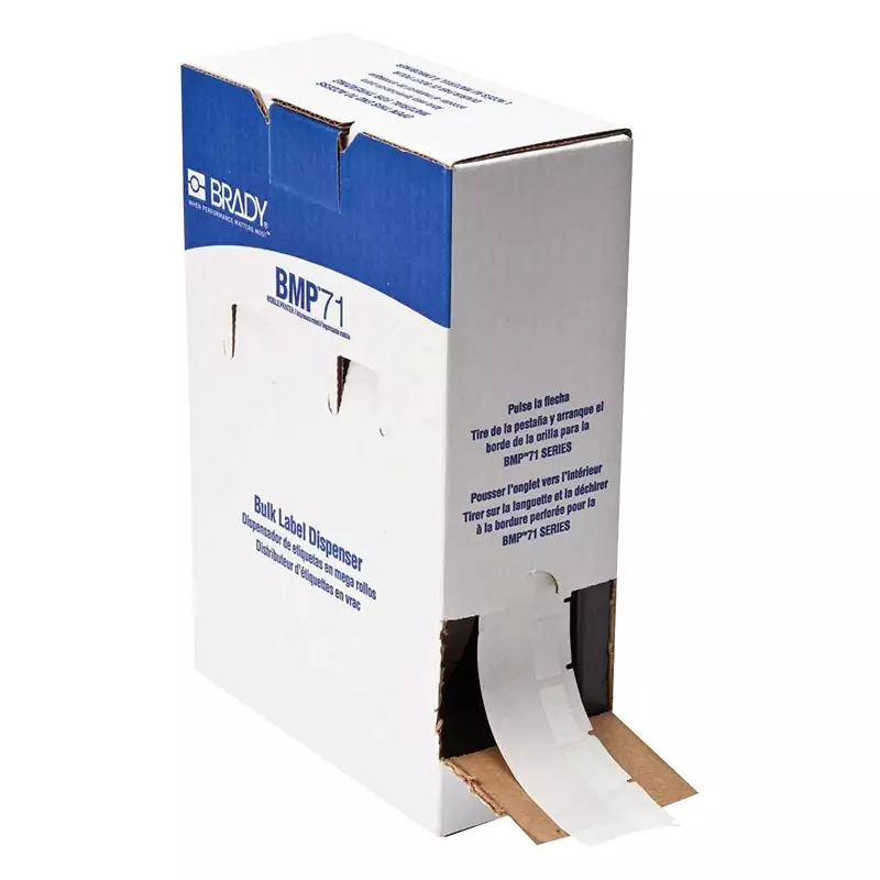 BRADY WIRE MARKER, WRAP AROUND, 25.4MMX38.1MM, BM-31-427