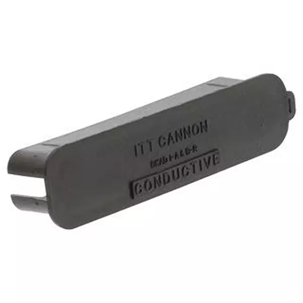 ITT CANNON DUST CAP, RACK & PANEL CONNECTOR, BLK, BKAD 2&3 C RECEPT DUST CAP **B