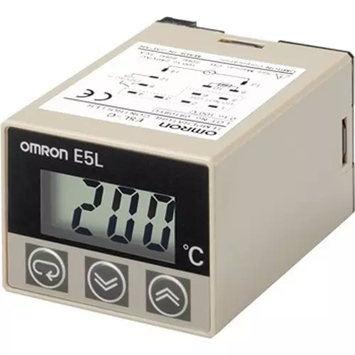 Omron Digital Thermometer 1 point, 2s Sampling Cycle, E5LC-715