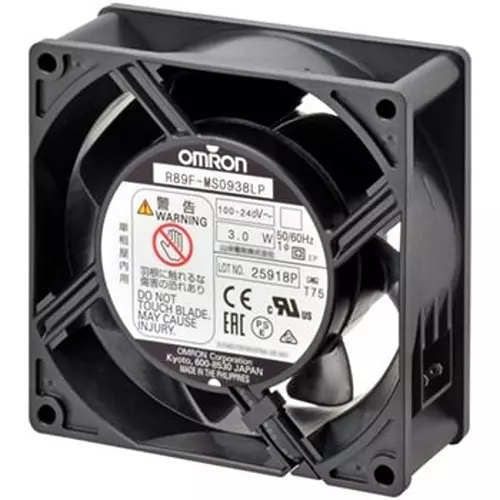 Omron Axial Fan AC 100 to 240 V Rated Voltage, R89F-MS0938HP