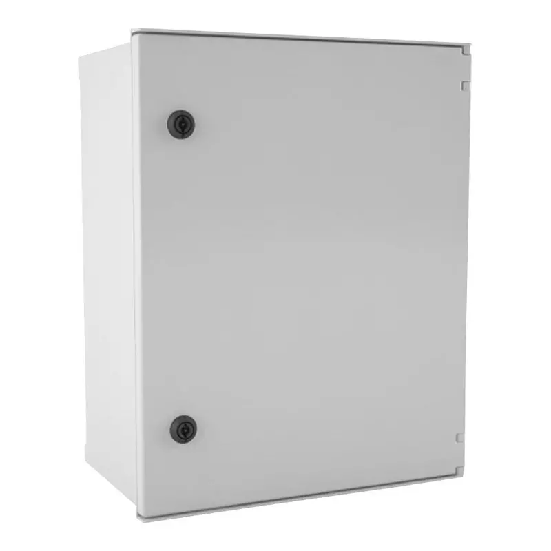 MULTICOMP PRO Enclosure Fiberglass Reinforced Polyester Wall Mount 500 mm Height Light Grey, MP014797