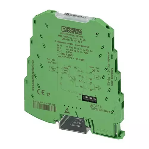 Phoenix Contact Isolation Amplifiers ISO AMPLIFIER, 1-CH, CURRENT/VOLTAGE, 2902829