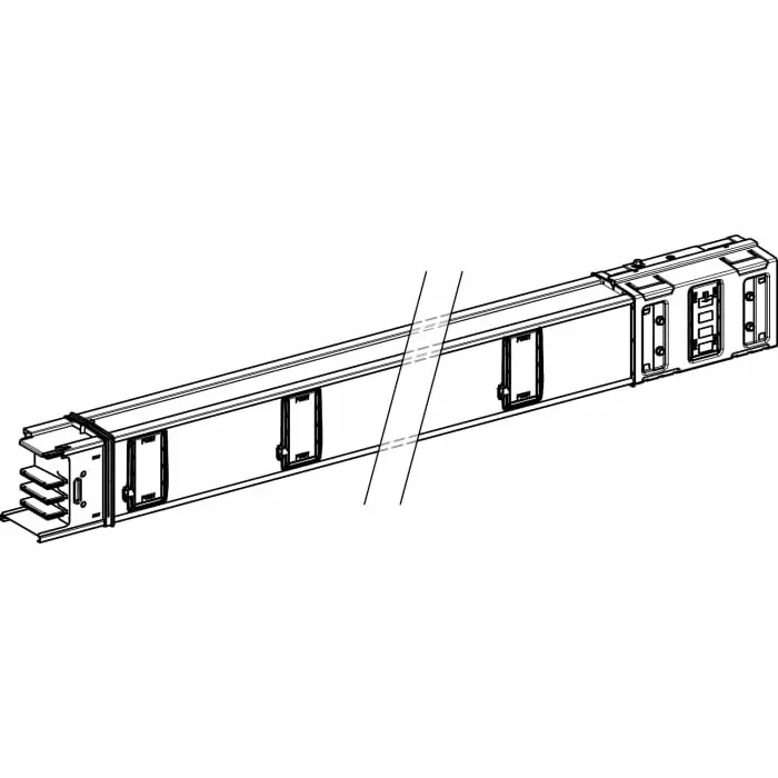 Schneider Electric Canalis White Bus bar Trunking W113 x L5m Aluminium, KSA500ED35010