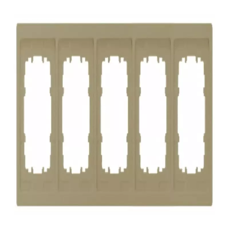 Siemens Gold 5 Gang Mounting Plate Thermoplastic Mounting Frame, 5TG1325-0MG