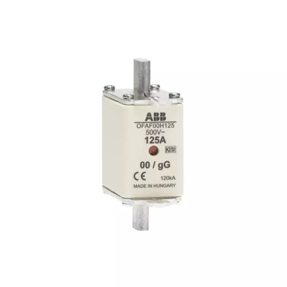 ABB 125A Tag Fuse, 79 x 30 x 60mm, 500V, 1SCA022627R1630 (Pack of 3)