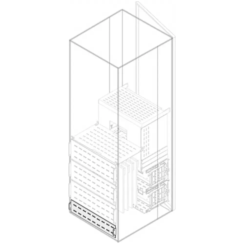 ABB 1STQ Series Pickled Steel Sheet Divider Panel for Use with Modular Boards - System Pro E Power, 150 x 600mm, 1STQ002002B0000